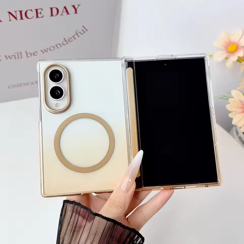 Premium Magnetic Gradient Case Cover for Samsung Galaxy Z Fold 8