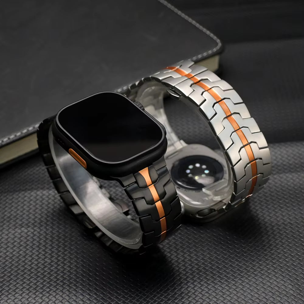 Titanium Dual Color Strap For Apple iWatch 49 MM Series Ultra/Ultra 2