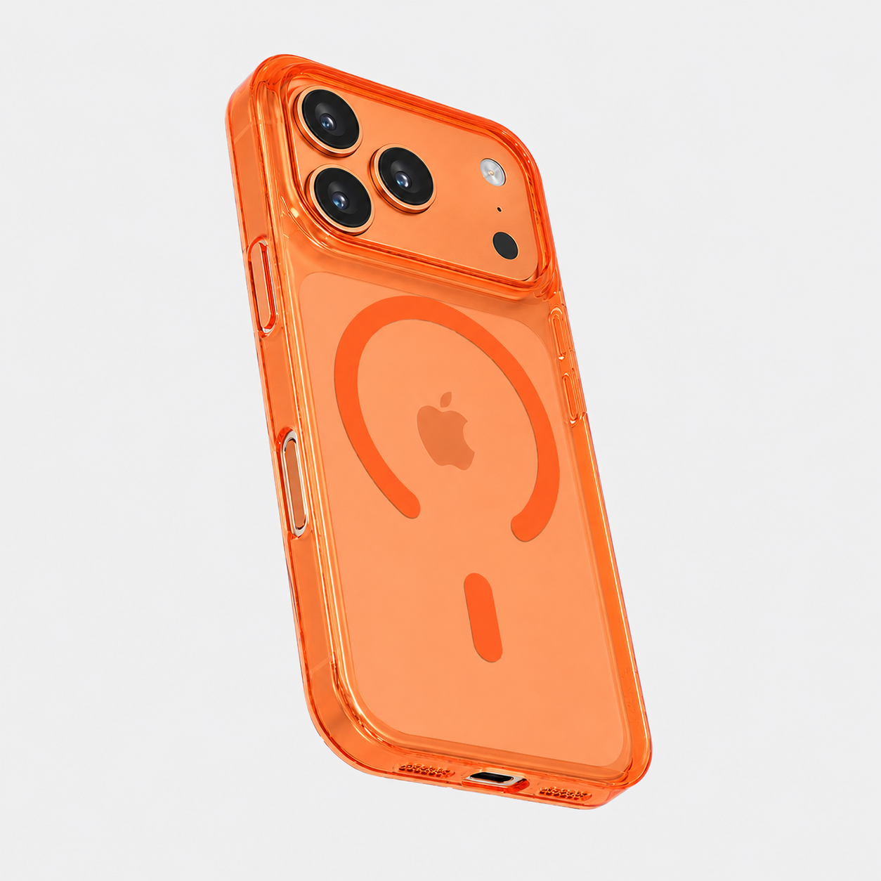 iPhone 17 Series: Cosmic Orange Glossy Finish Ultra Thin Case