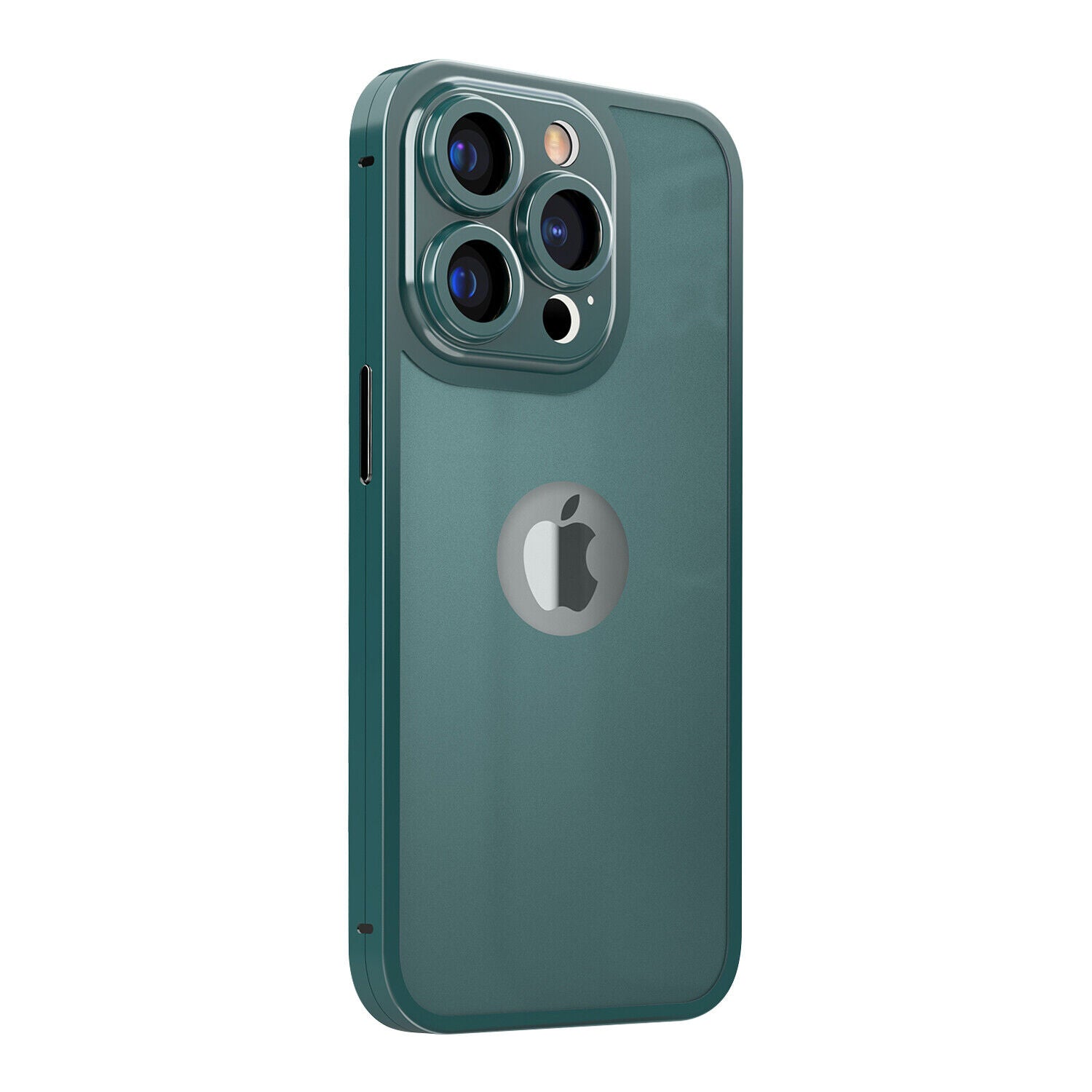 iPhone 13 Pro Max 360 Degree Cover - Titanium Alloy Ultra Thin Metal Case with Camera Protection