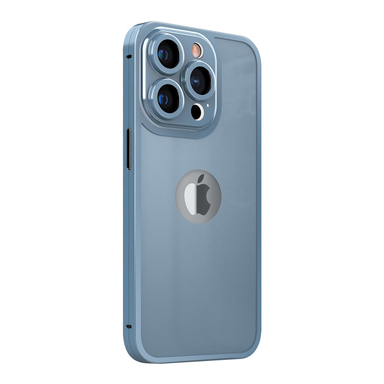 iPhone 13 Pro 360 Degree Cover - Titanium Alloy Ultra Thin Metal Case with Camera Protection