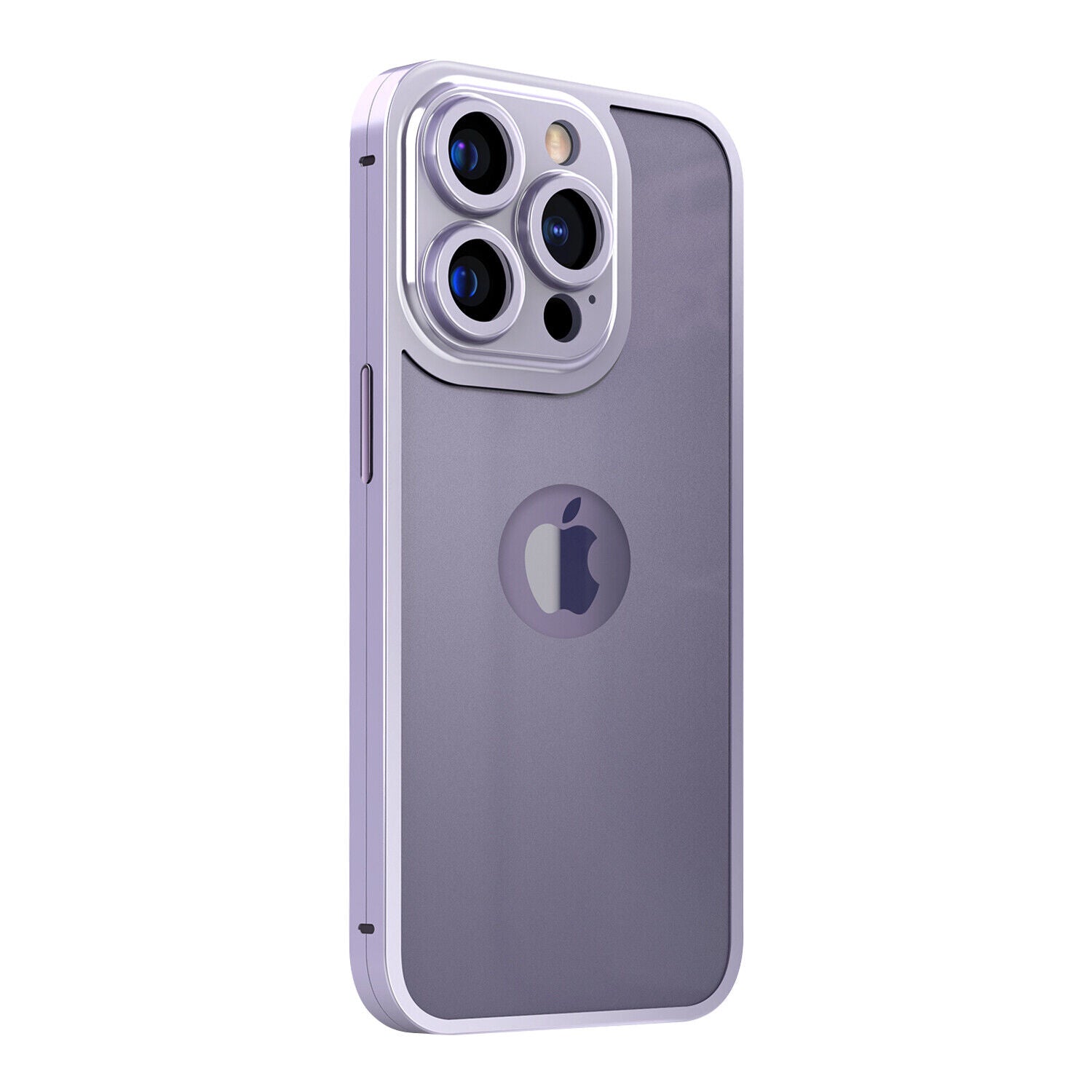 iPhone 14 Plus 360 Degree Cover - Titanium Alloy Ultra Thin Metal Case with Camera Protection