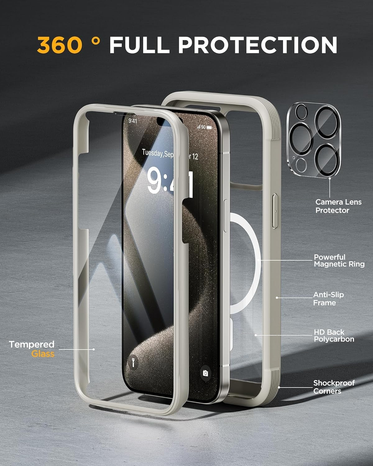 Pro Max Mobile Cover Best IPhone 15 Pro Max 360° Protection