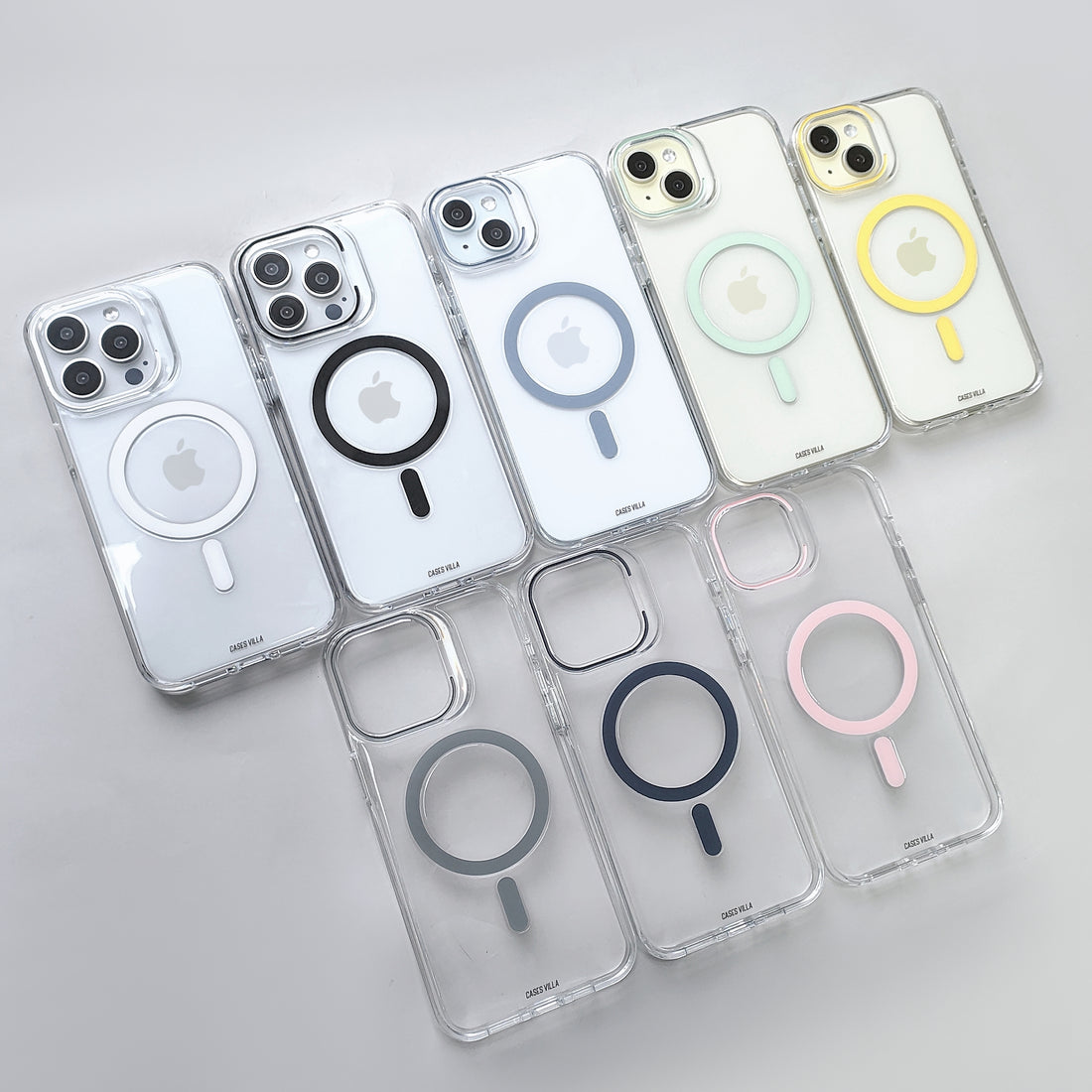 iPhone 15 Pro Max Cover - Luxury MagSafe Anti-Yellow Clear Case