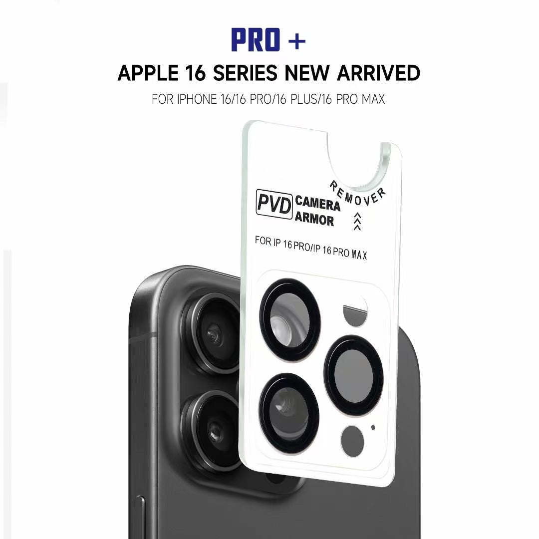 iPhone 16 Series : Stainless Steel | Sapphire Glass Camera Rings | PVD