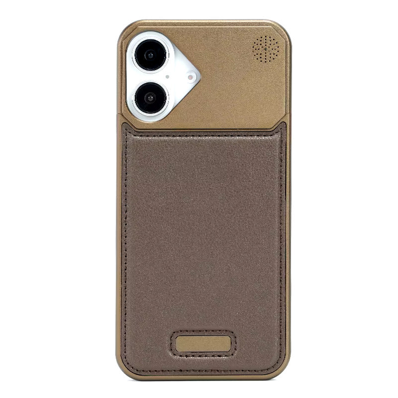 iPhone 16 Series: MagSafe Vegan Leather Case with Titanium Frame