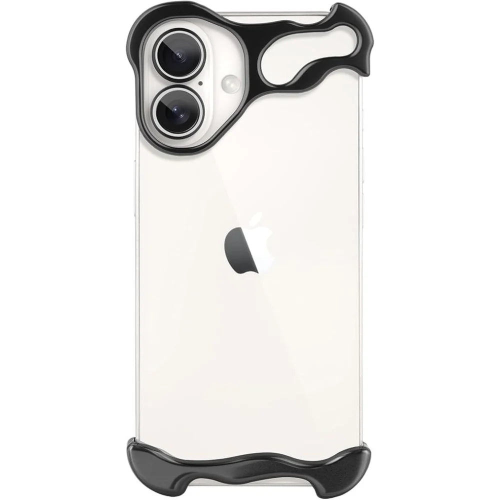 iPhone 17 Series: Minimalist Titanium Metal Bumper Case