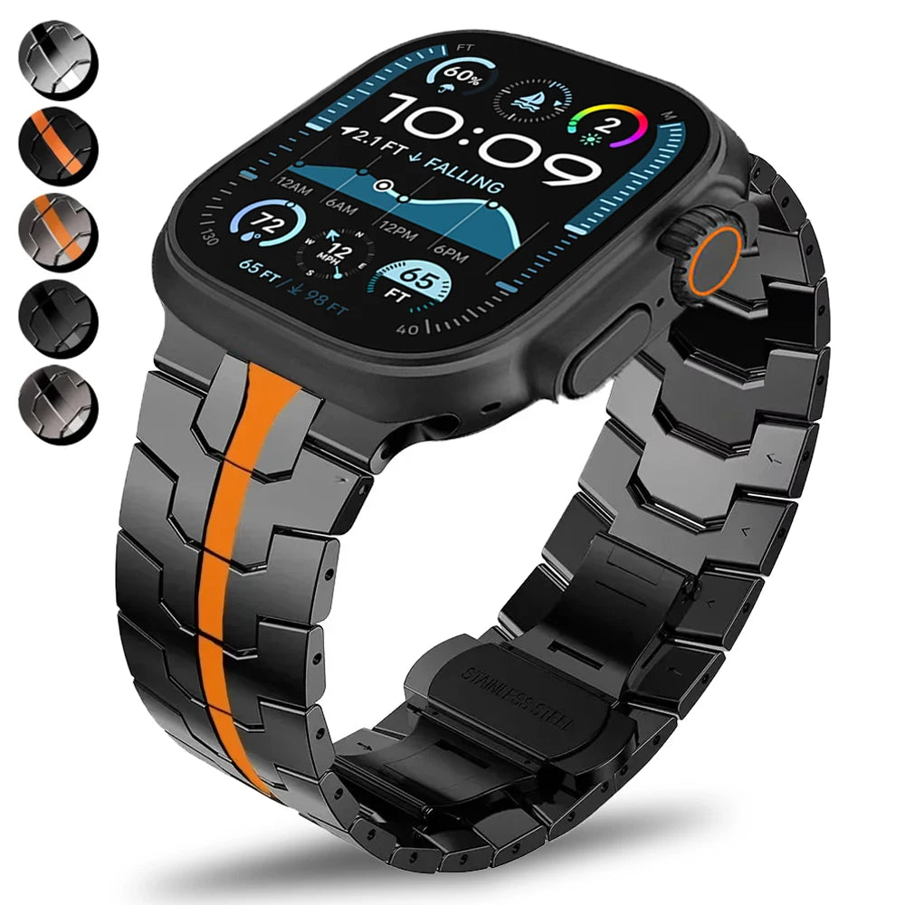 Titanium Dual Color Strap For Apple iWatch 49 MM Series Ultra/Ultra 2