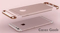 Apple iPhone Joyroom Rose Gold Matte Finish 3in1 Chrome Plating Case | Cover 1