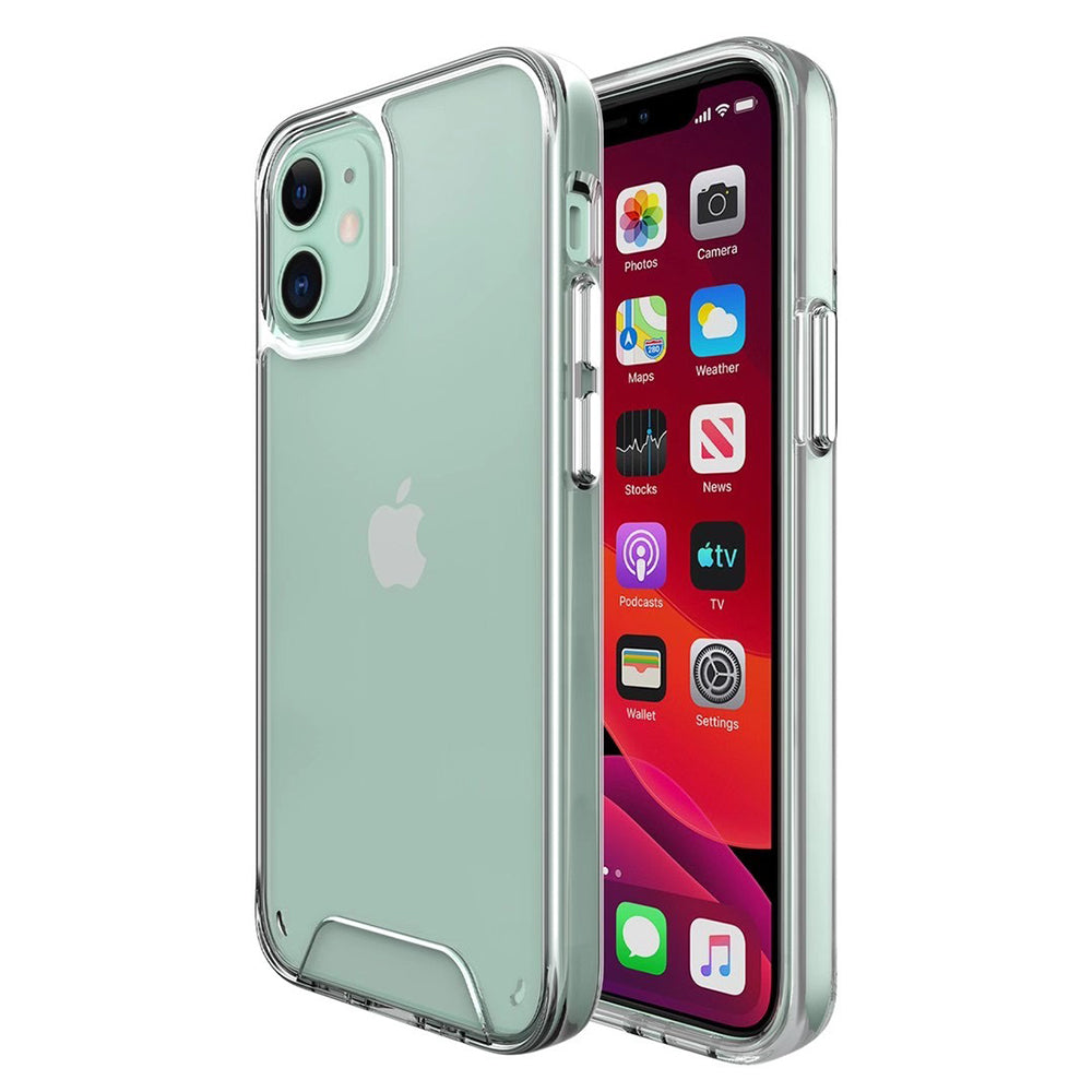 SPACE CASE: Luxury Crystal Clear Cover for iPhone 12 & 13 Series