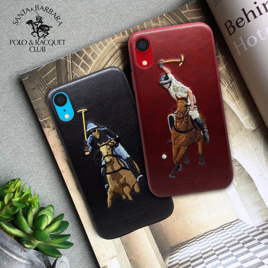 iPhone 12 / 12 Pro - Santa Barbara Jockey Series Genuine Leather Case Cover