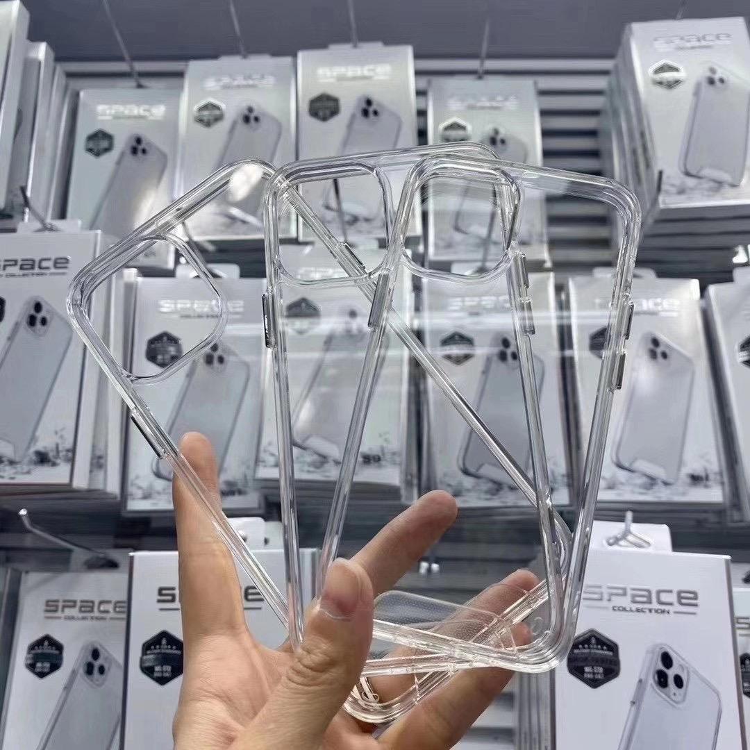 SPACE CASE: Luxury Crystal Clear Cover for iPhone 12 & 13 Series