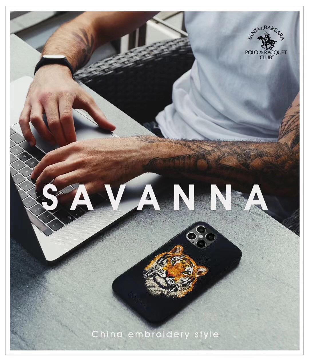 Santa Barbara Savanna Series Genuine Leather Case for iPhone 11 to 14 Pro Max