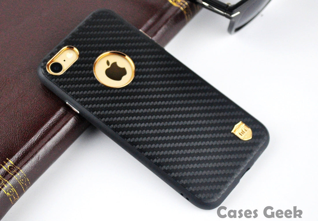 iPhone Black UYITLO Carbon Fibre Embossing Premium Case | Cover