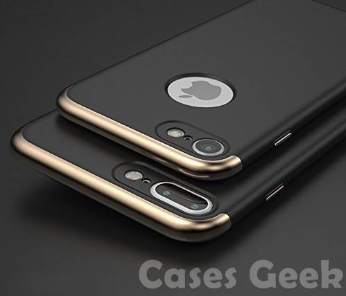 iPhone Joyroom Black Matte Finish 3in1 Chrome Plating Case | Cover