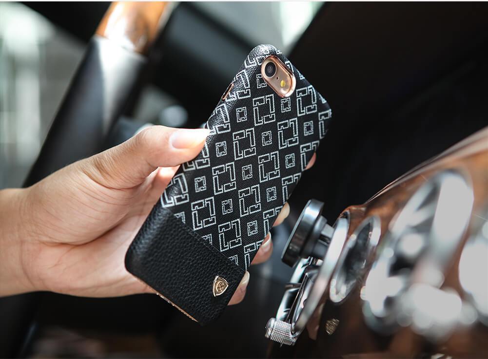 iPhone Nillkin OGER Series Black Leather Luxury Case | Cover