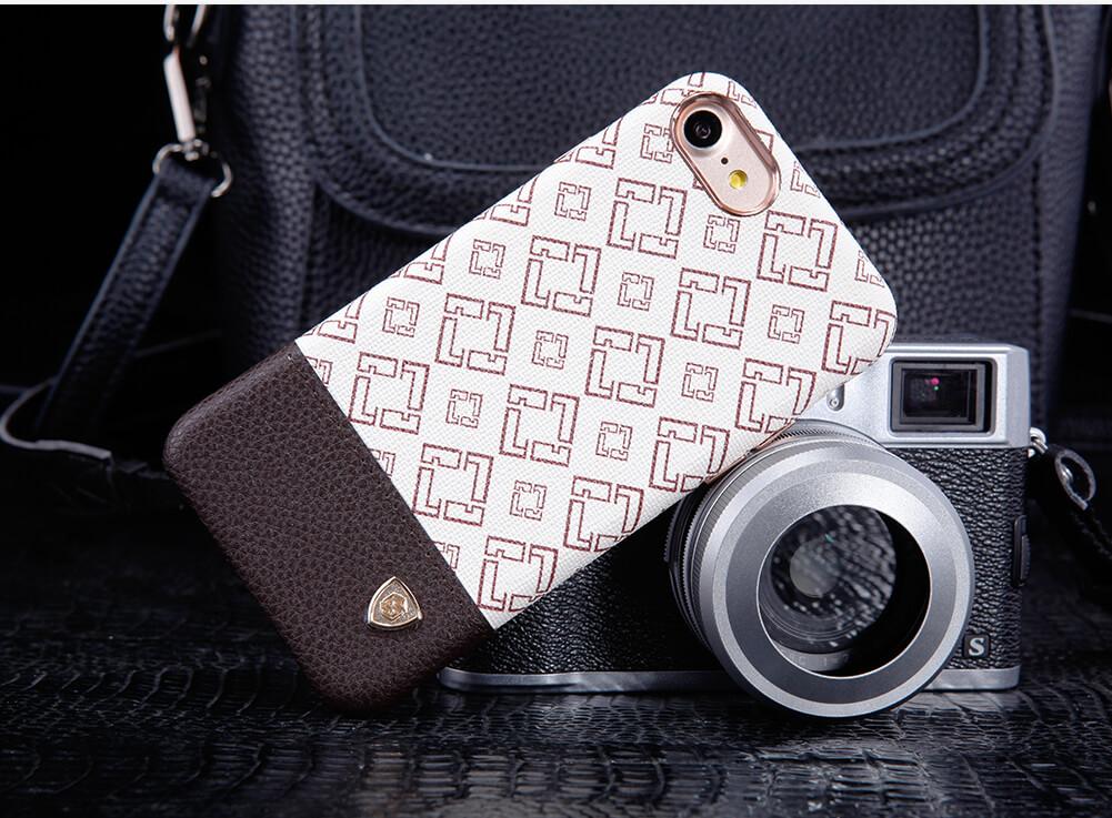 iPhone Nillkin OGER Series Ivory White Leather Luxury Case | Cover