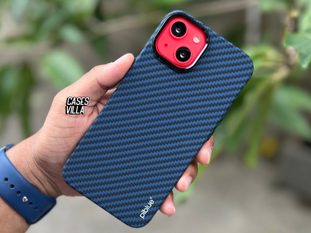 iPhone 14 Series Cover - Real Aramid Kevilar Case with Ultra Thin Carbon Fiber