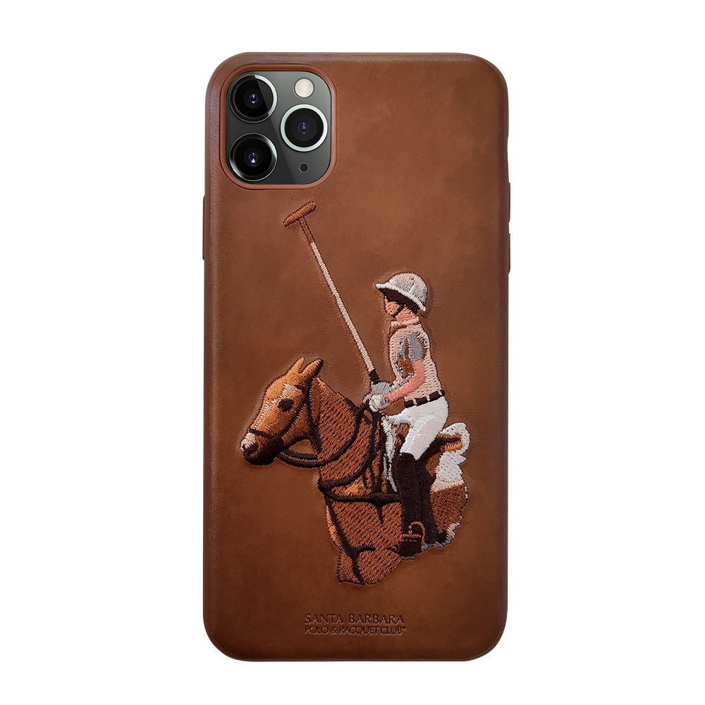 Santa Barbara Jockey Series Genuine Leather Case For iPhone