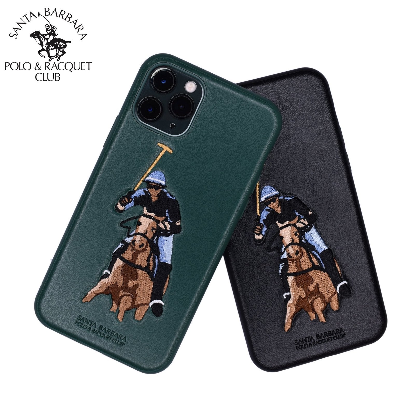 iPhone 12 / 12 Pro - Santa Barbara Jockey Series Genuine Leather Case Cover
