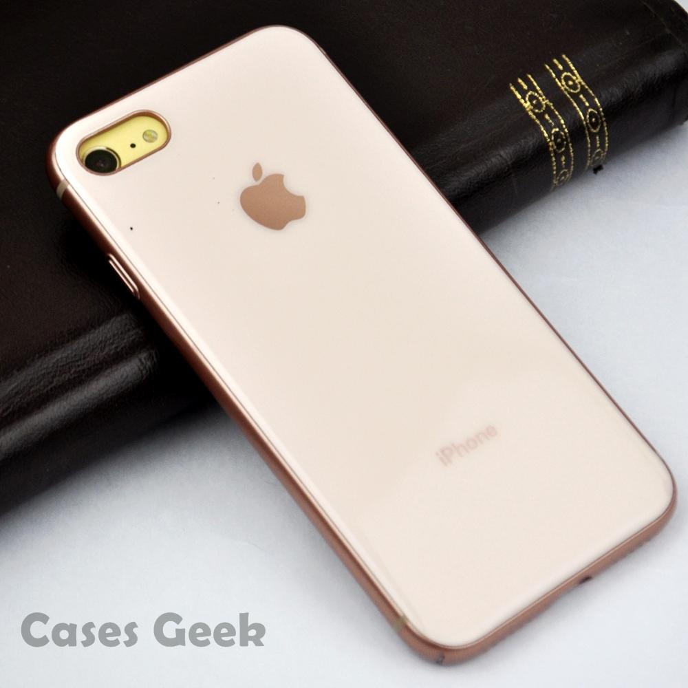Apple iPhone Gold MyCase Look Alike iPhone 8 / 8Plus Reflective Glass Finish Case | Cover