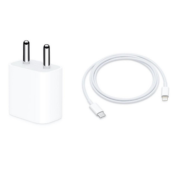 iPhone USB Type-C 20W Power Adapter and Lightning Cable