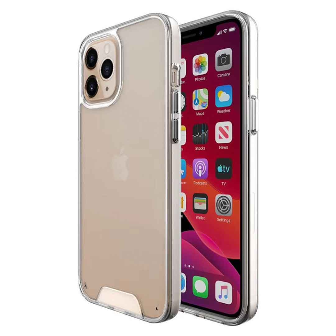 SPACE CASE: Luxury Crystal Clear Cover for iPhone 12 & 13 Series