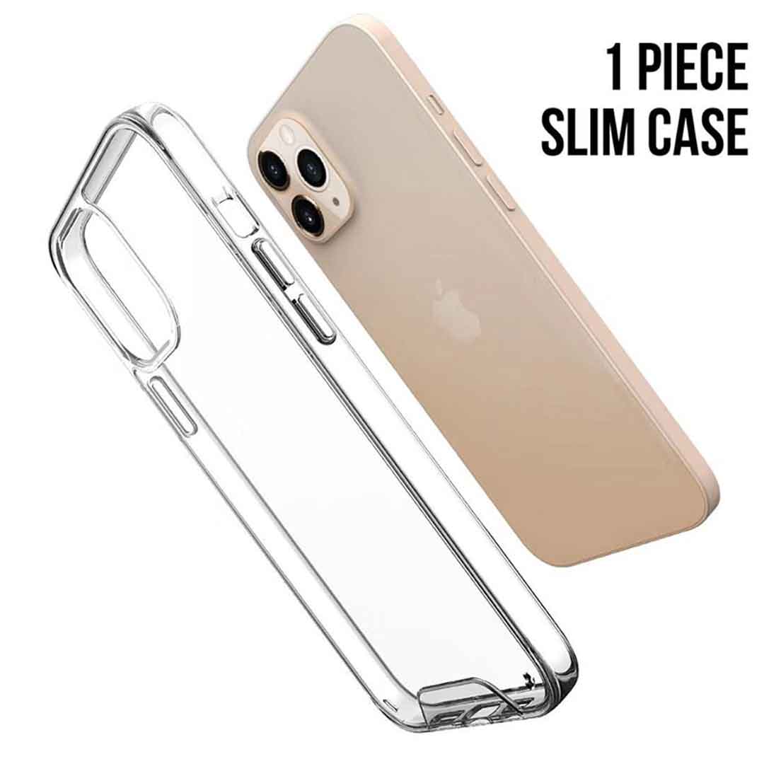 SPACE CASE: Luxury Crystal Clear Cover for iPhone 12 & 13 Series