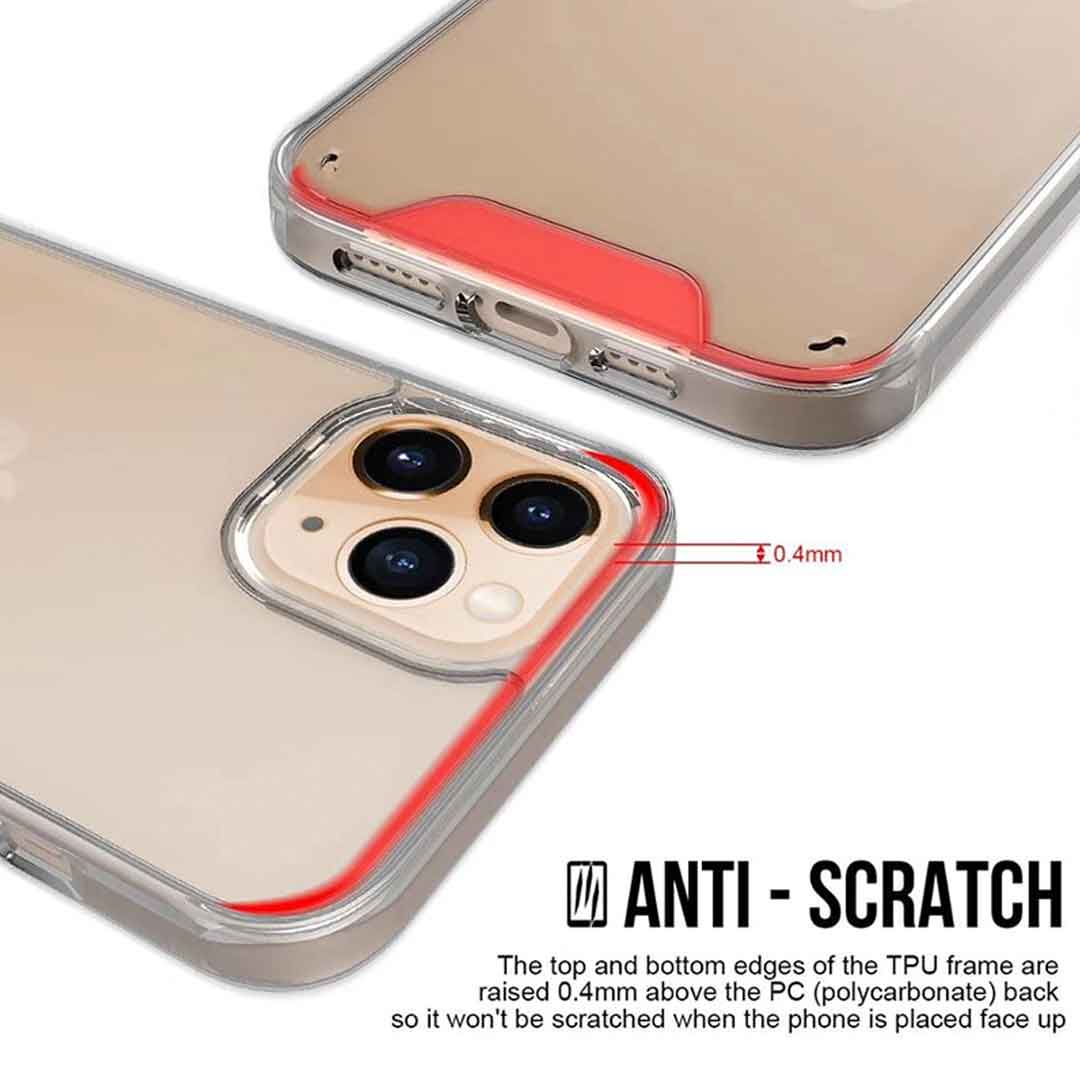 SPACE CASE: Luxury Crystal Clear Cover for iPhone 12 & 13 Series