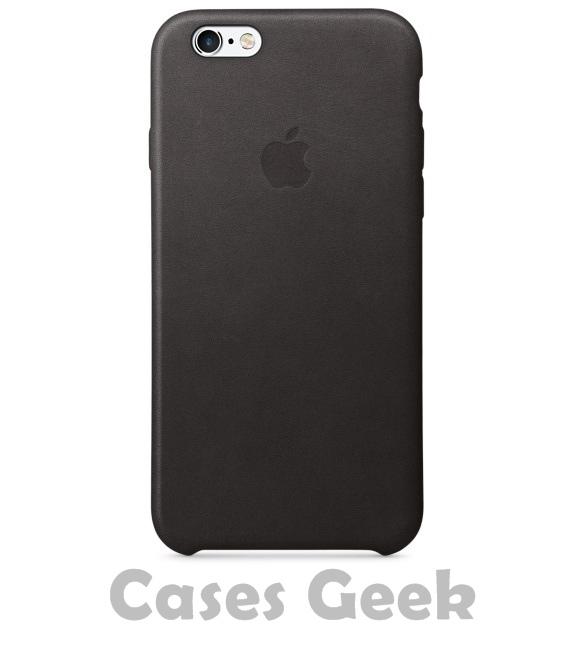 iPhone Black Original Plain Leather Case | Cover