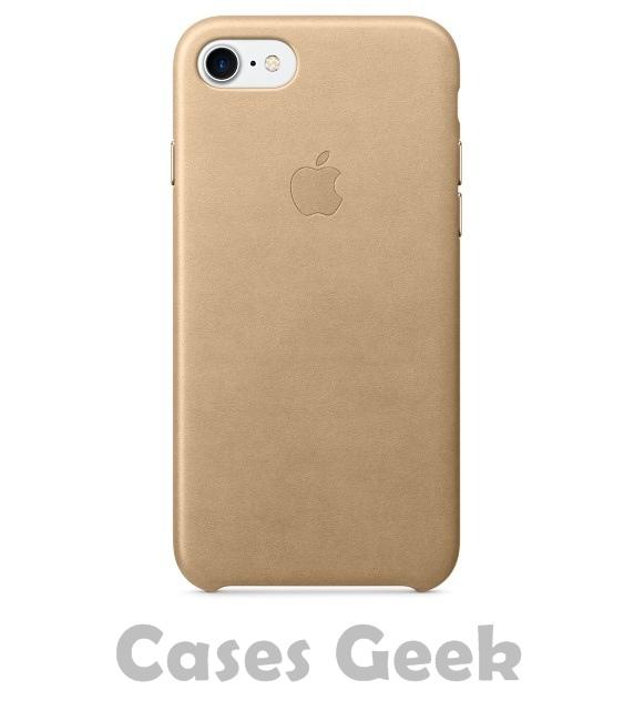 iPhone Gold Original Plain Leather Case | Cover