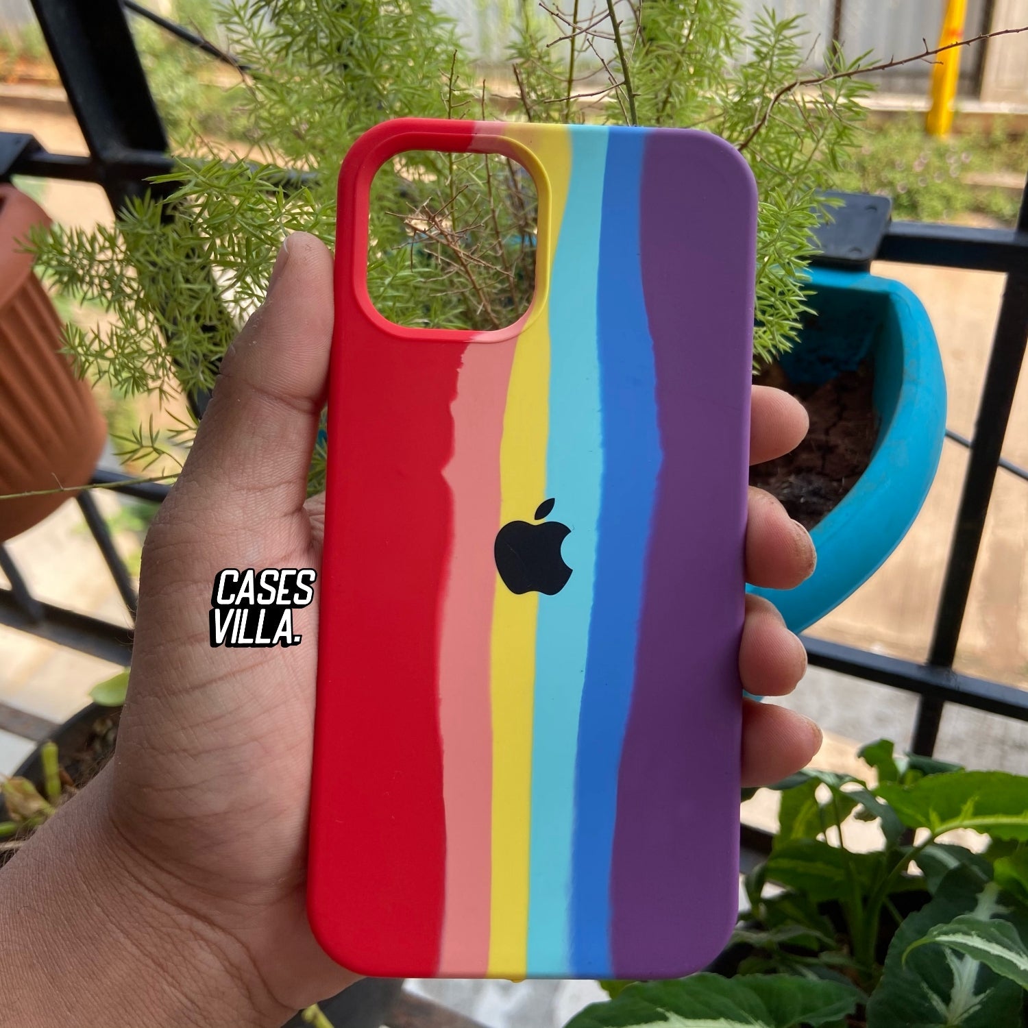 Back Cover Rainbow Cover For Iphone 12 Rainbow Silicone Case