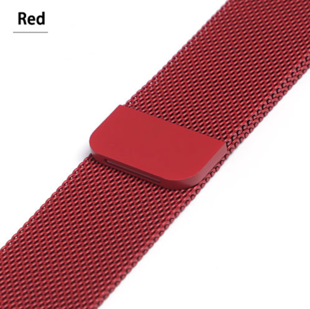 iWatch Milanese Loop Red