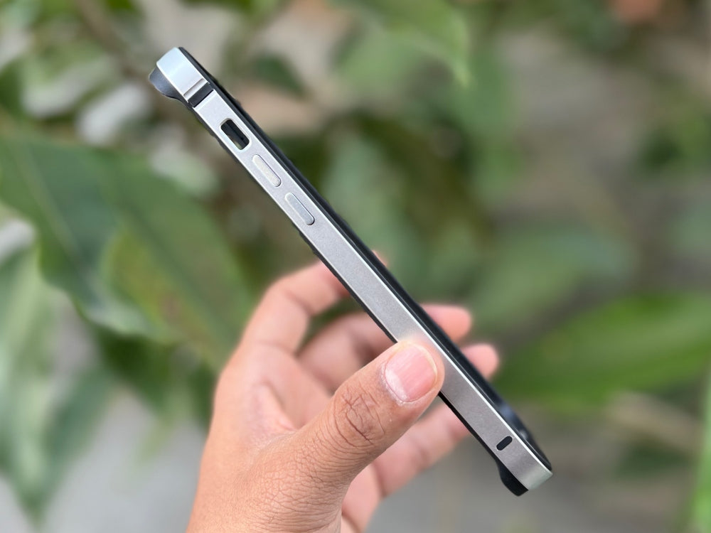 iPhone 14 Series Aluminium Metal Silicone Bumper Frame Case Cover