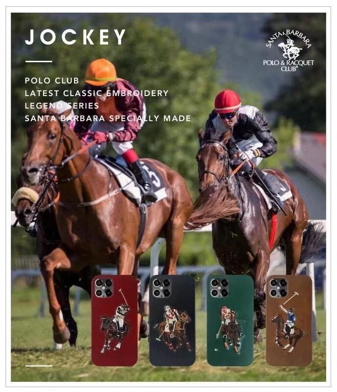 Santa Barbara Jockey Series Genuine Leather Case For iPhone