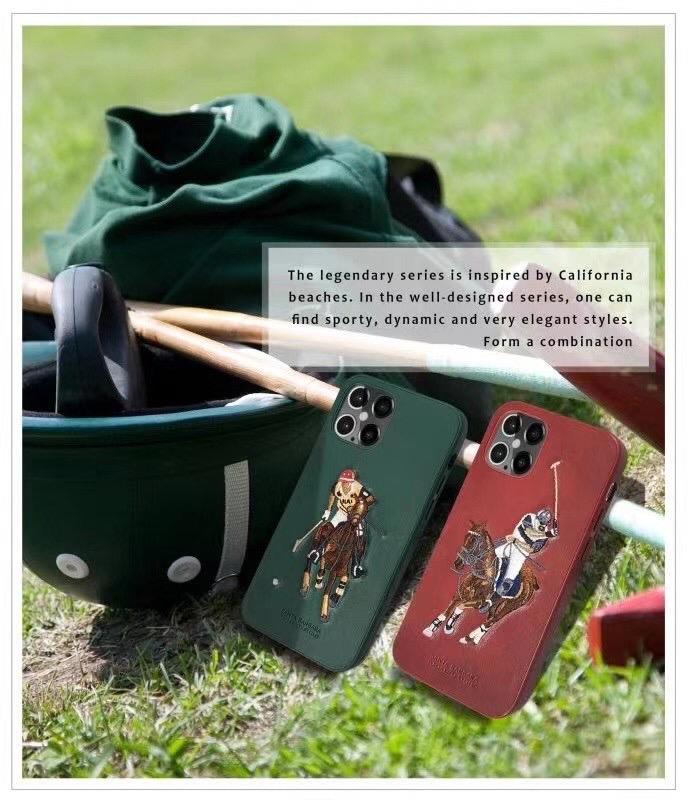 Santa Barbara Jockey Series Genuine Leather Case For iPhone