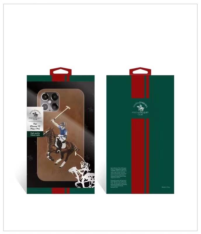 Santa Barbara Jockey Series Genuine Leather Case For iPhone