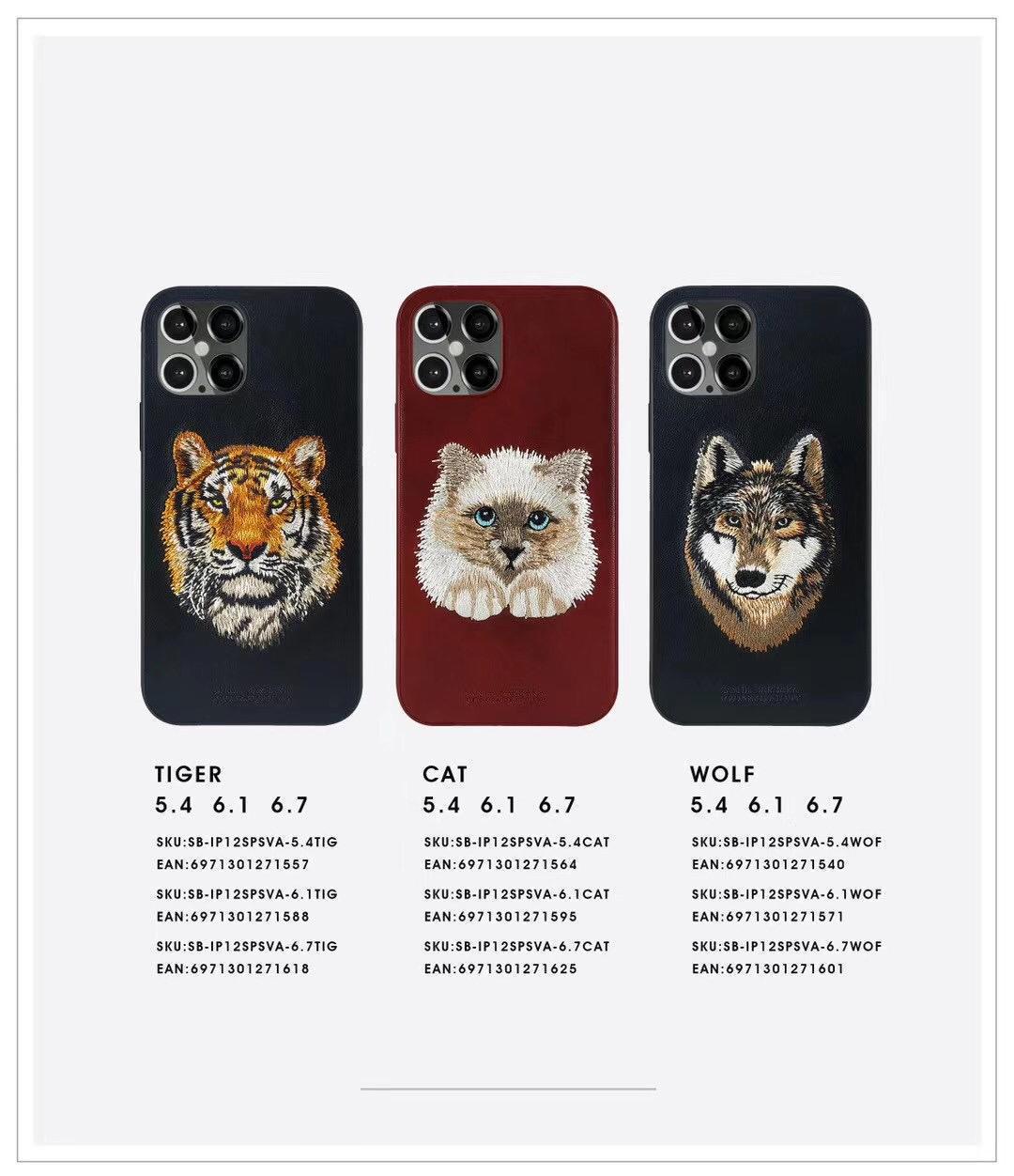 iPhone 12 Pro Max - Santa Barbara Savanna Series Genuine Leather Case Cover