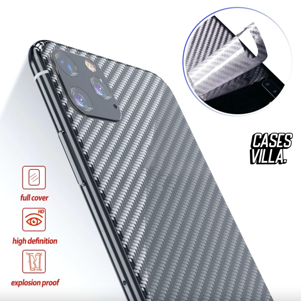 Carbon Fiber Soft Back Protective Film for iPhone