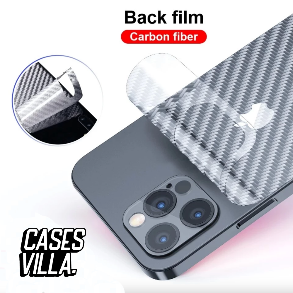 Carbon Fiber Soft Back Protective Film for iPhone