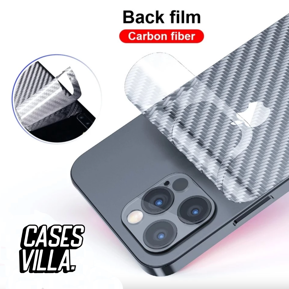 Carbon Fiber Soft Back Protective Film for your iPhone