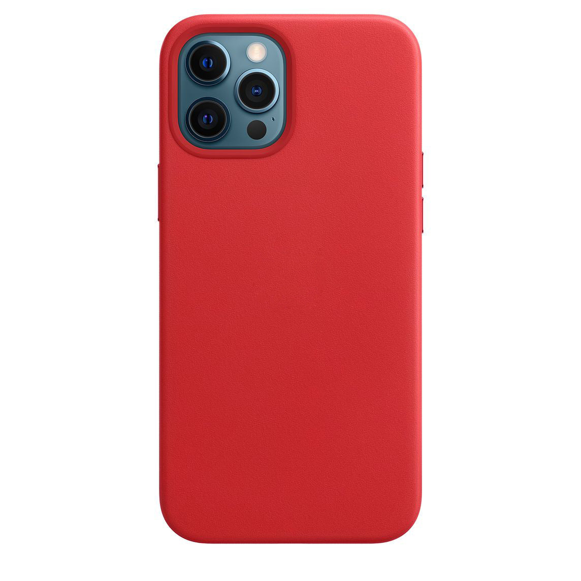 iPhone 12 Pro Max Red Leather Case
