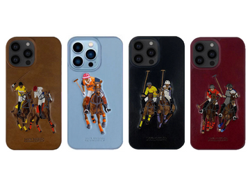 iPhone 13 Cover - Santa Barbara Genuine Leather Case Jockey Series