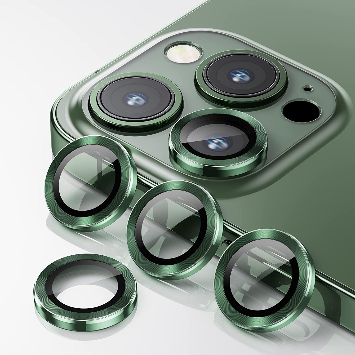 iPhone 14 Series 3D Metal Camera Ring Lens Protector