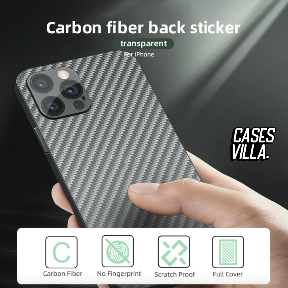 Carbon Fiber Soft Back Protective Film for iPhone