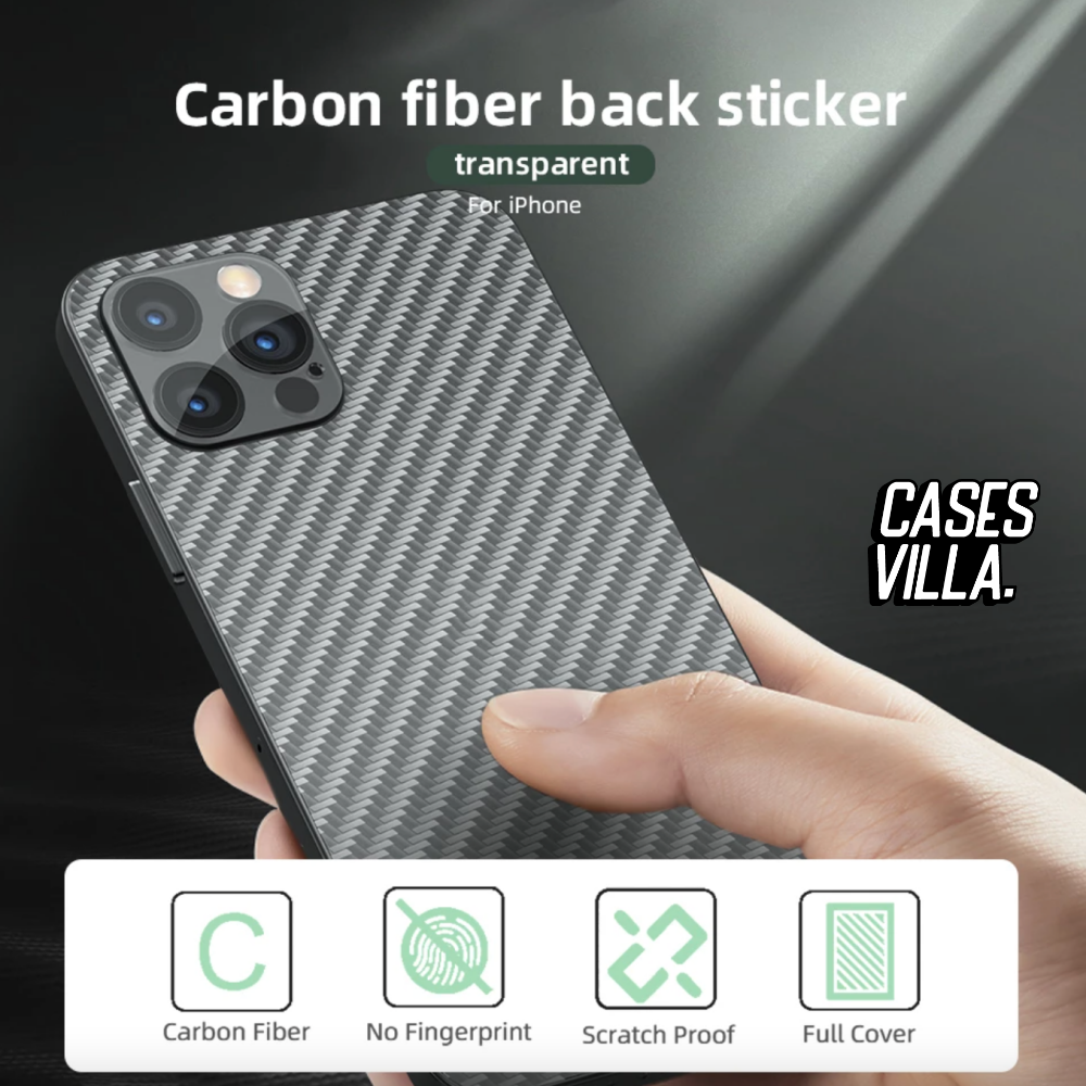 Carbon Fiber Soft Back Protective Film for your iPhone