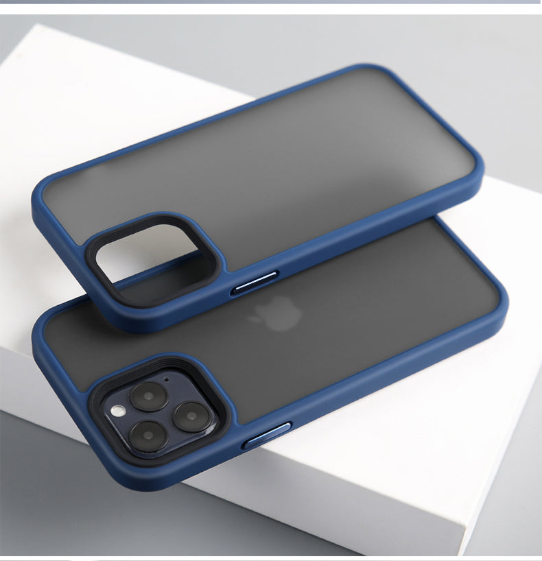iPhone 13 Mini - Frosted Matte Drop & Camera Protection Case / Cover
