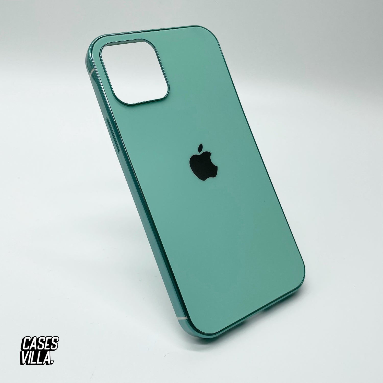 iPhone 12 Mini - MyCase Glass Finish Chrome Border Soft Case Cover