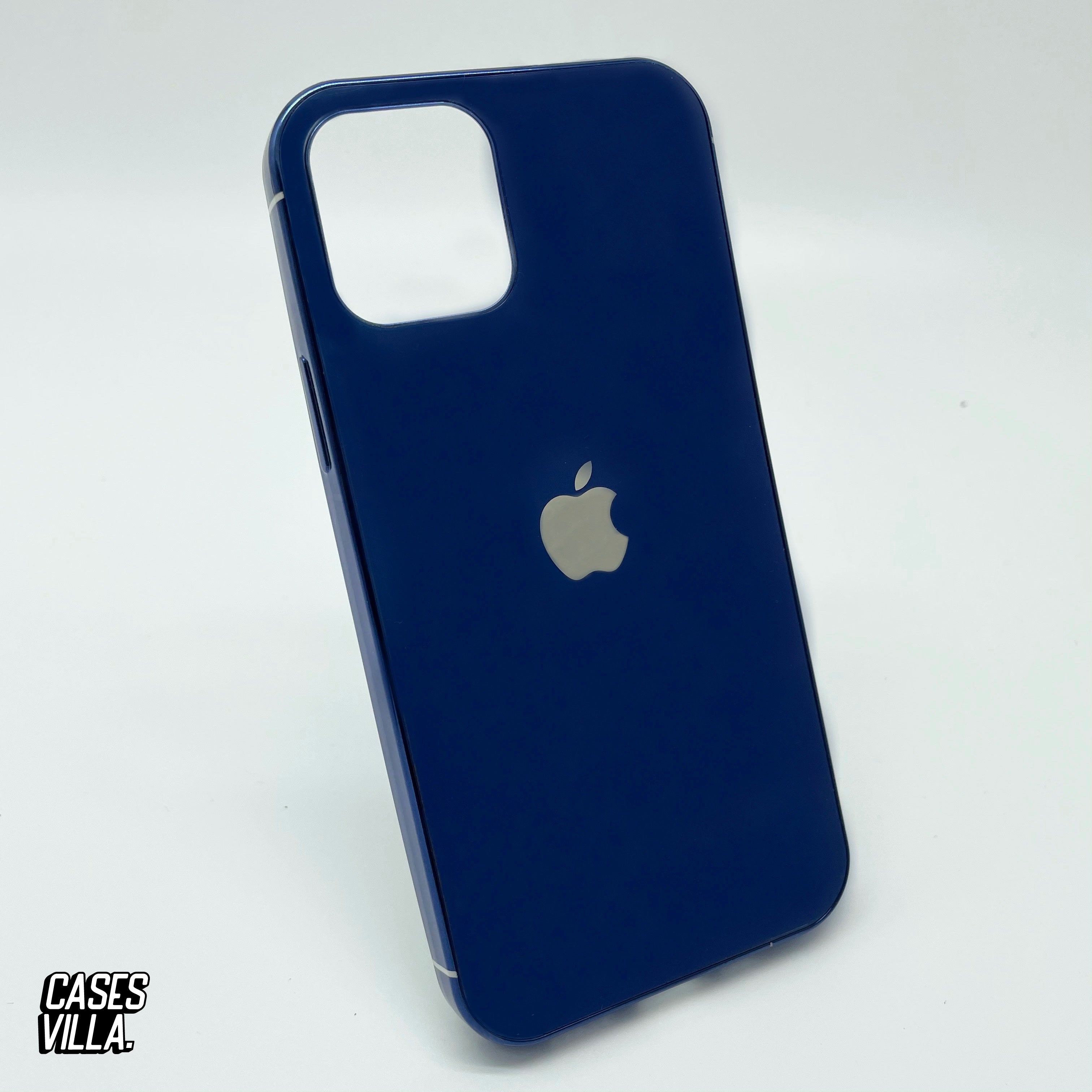 iPhone 12 Mini - MyCase Glass Finish Chrome Border Soft Case Cover