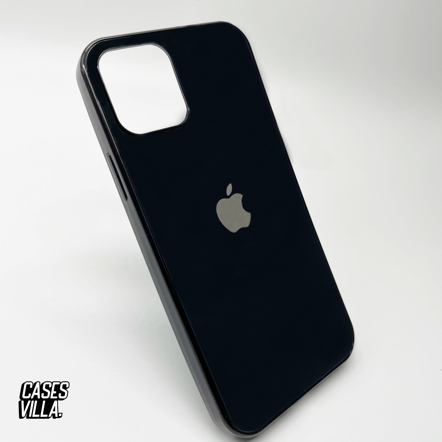 iPhone 12 Mini - MyCase Glass Finish Chrome Border Soft Case Cover